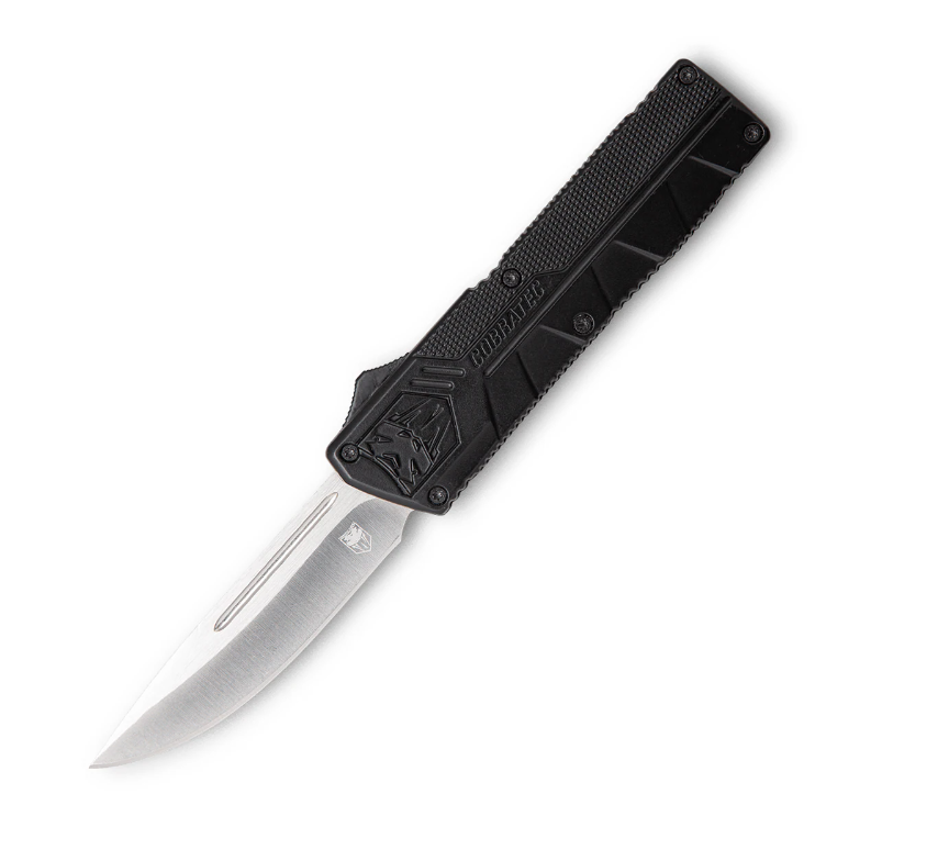 ᐉ Нож складной пружинный CobraTec D2 Lightweight OTF Черный (06CT007 ...