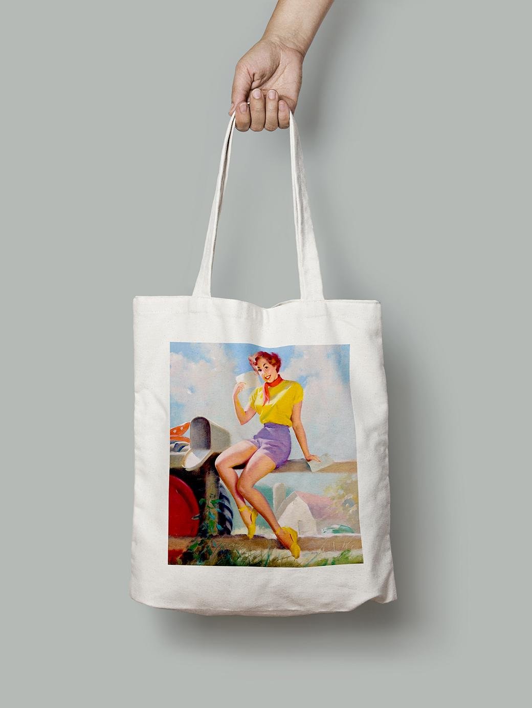 Эко-сумка Получила письмо. Билл Мэдкалф шопер (pin_up2135005_Bag)