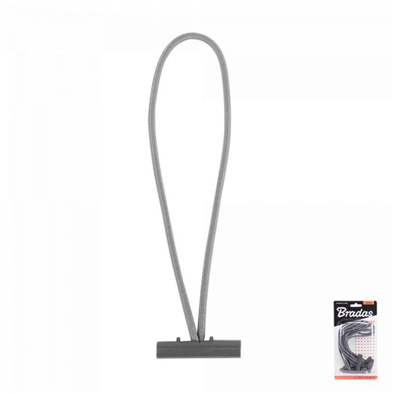 Петля эластичная Bradas Bungee Cord T Bar 20 см 10 шт. (BCT1-0420GY-B)