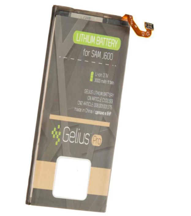 Аккумуляторная батарея Gelius Pro Samsung J6/J600 2100 mAh (000046382)