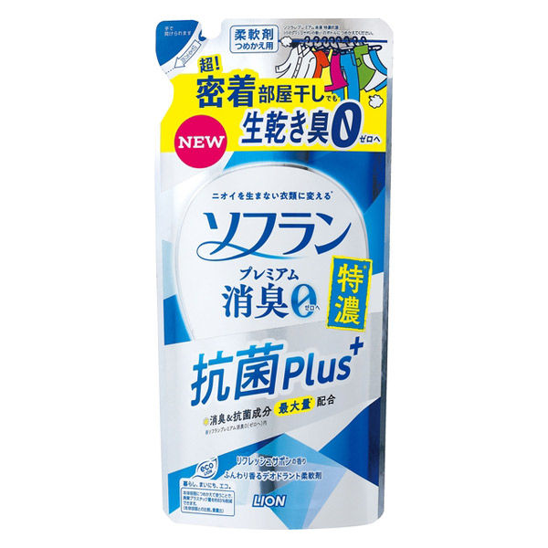 Кондиционер для белья Lion Soflan Premium Antibacterial 400 мл (320593)