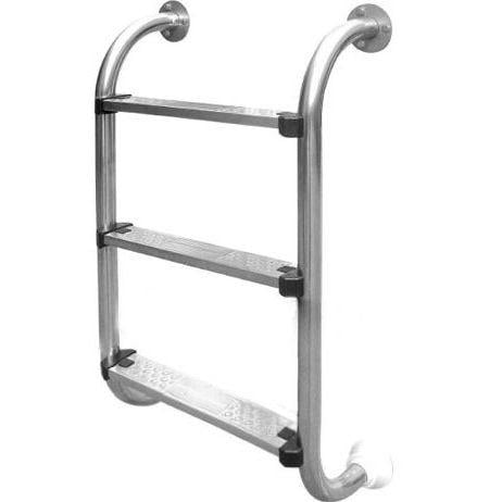 Лестница нижняя часть Emaux 3 ступеньки AISI304 фланцевая (BHK315-SR)