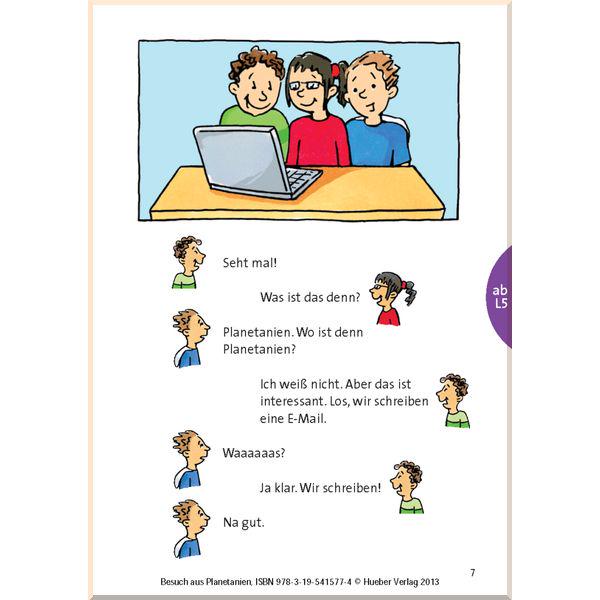 Книга для чтения Planetino 1 Leseheft: Besuch aus Planetanien - фото 2