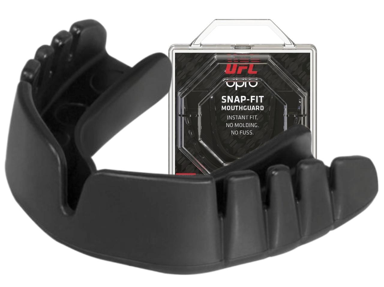 Капа боксерская Opro Junior Snap-Fit UFC Hologram Black (art.002263001) - фото 2