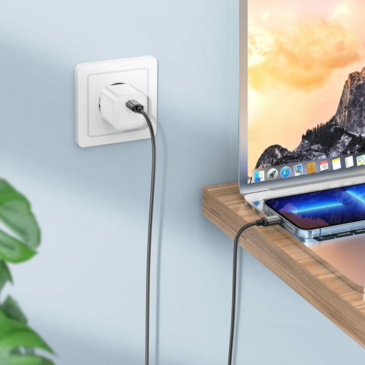 Кабель Borofone BX87 Sharp PD Charging Data Cable for iP Black - фото 4 Кабель Borofone BX87 Sharp PD Charging Data Cable for iP Black - фото 4