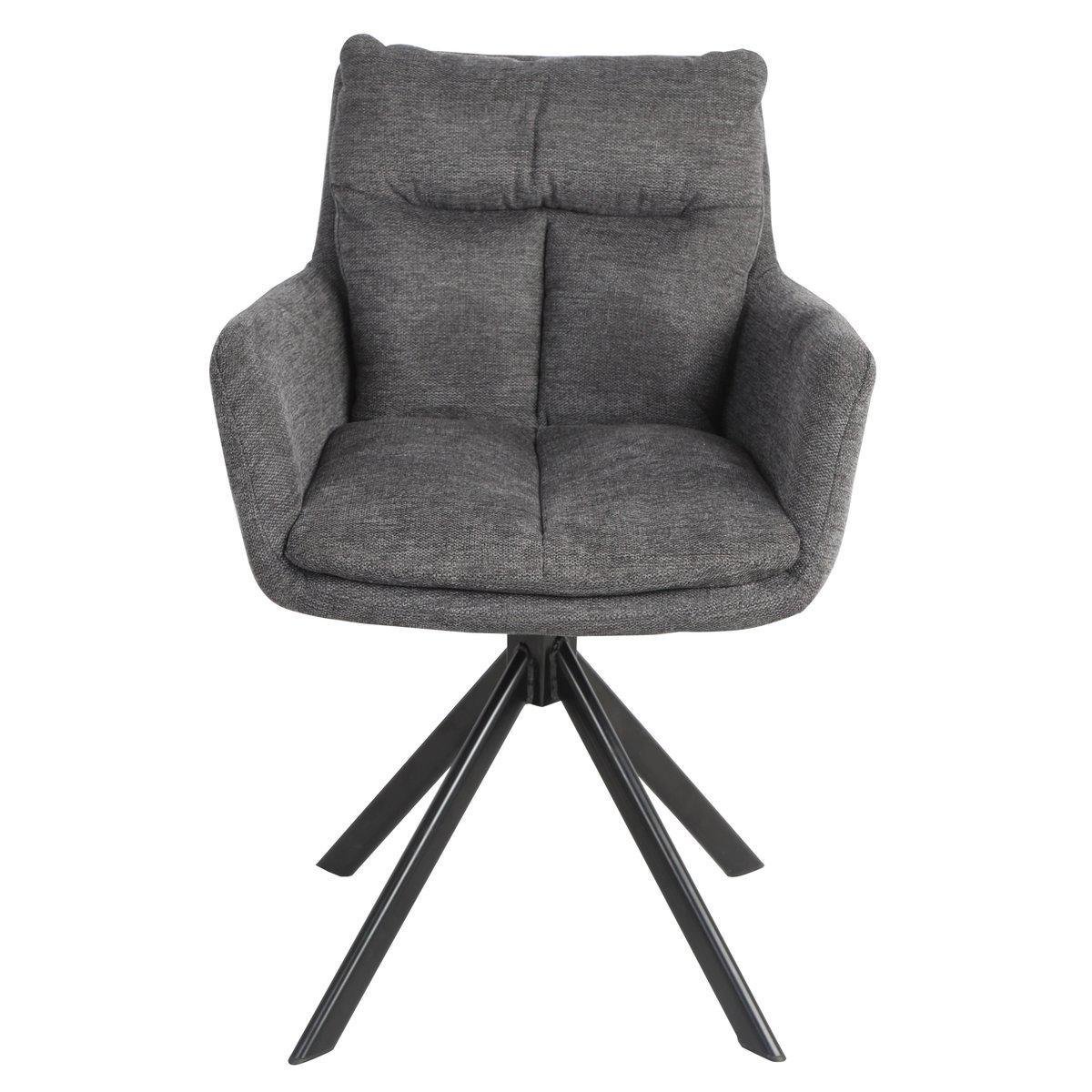 Стул кухонный Intarsio HUNTER ткань оборот 180° Черный/Темно-серый (HUNTERDGY) - фото 2 Стул кухонный Intarsio HUNTER ткань оборот 180° Черный/Темно-серый (HUNTERDGY) - фото 2