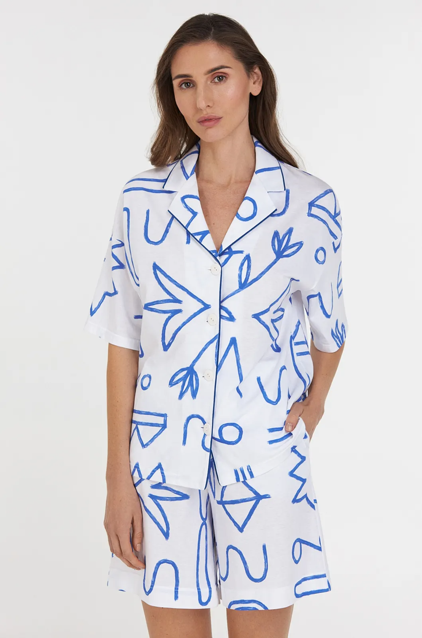 Пижама женская Ellen ABSTRACTION 5570/04/01 L Белый (31329060)