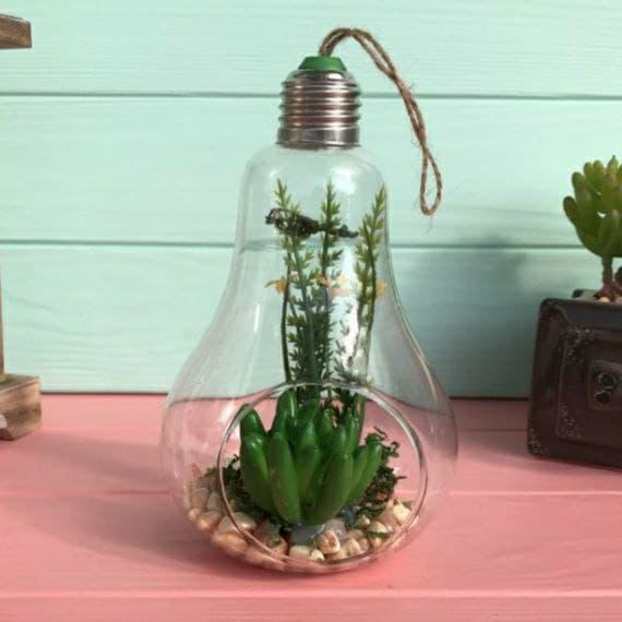 Колбочка подвесная стеклянная Decors Лампочка L N-13-1 (DR000994)