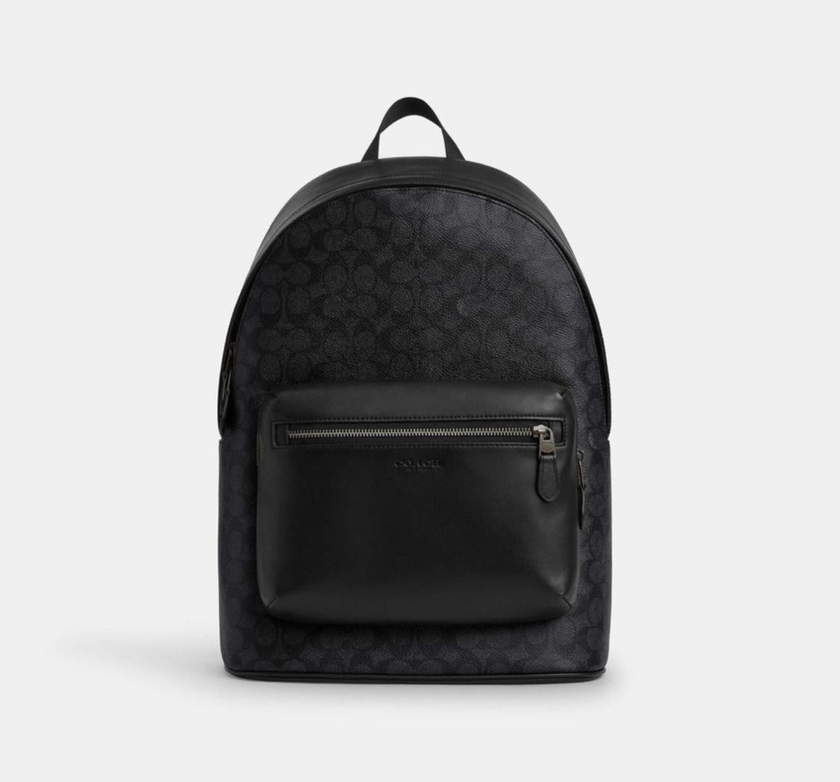 Рюкзак чоловічий Coach West Backpack In Signature Canvas CV925 (36189312)
