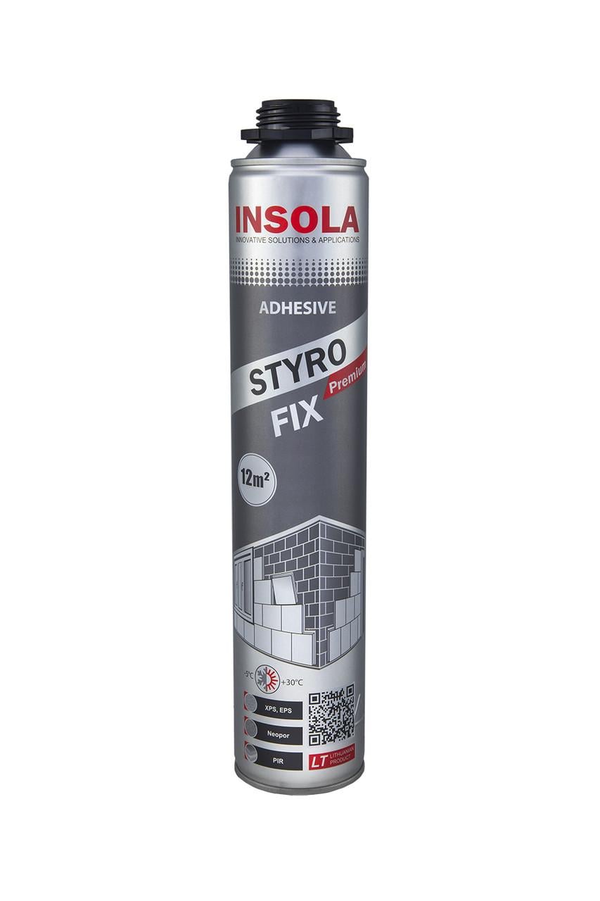 Пена-клей INSOLA Styro Fix Premium 850 мл (2937627088)