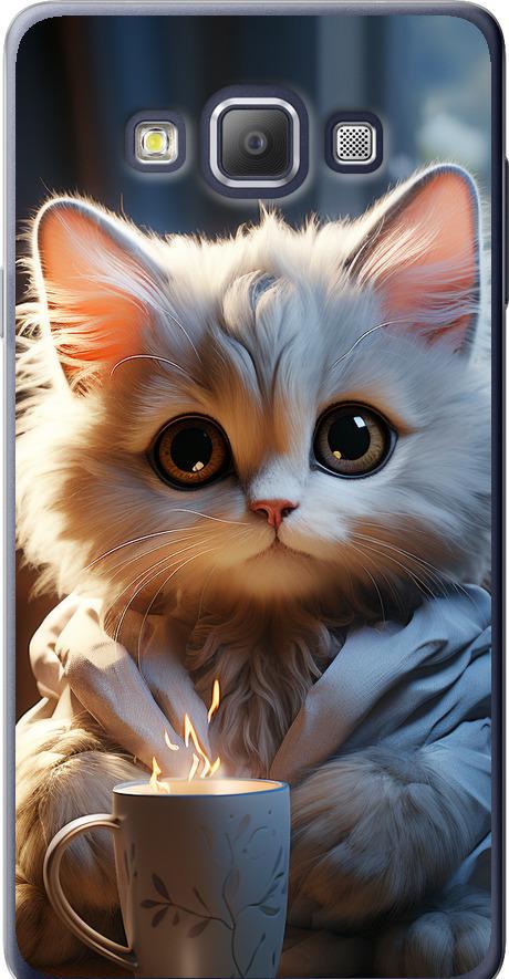 Чехол на Samsung Galaxy A7 A700H White cat (5646u-117-42517) Чехол на Samsung Galaxy A7 A700H White cat (5646u-117-42517)