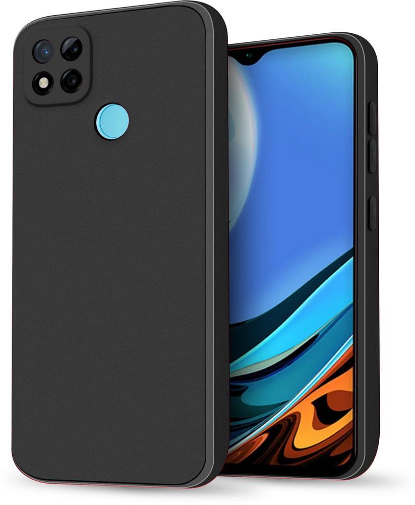 Силиконовый чехол HardCorner Xiaomi Redmi 10A (с микрофиброй) Black (35145-2B)
