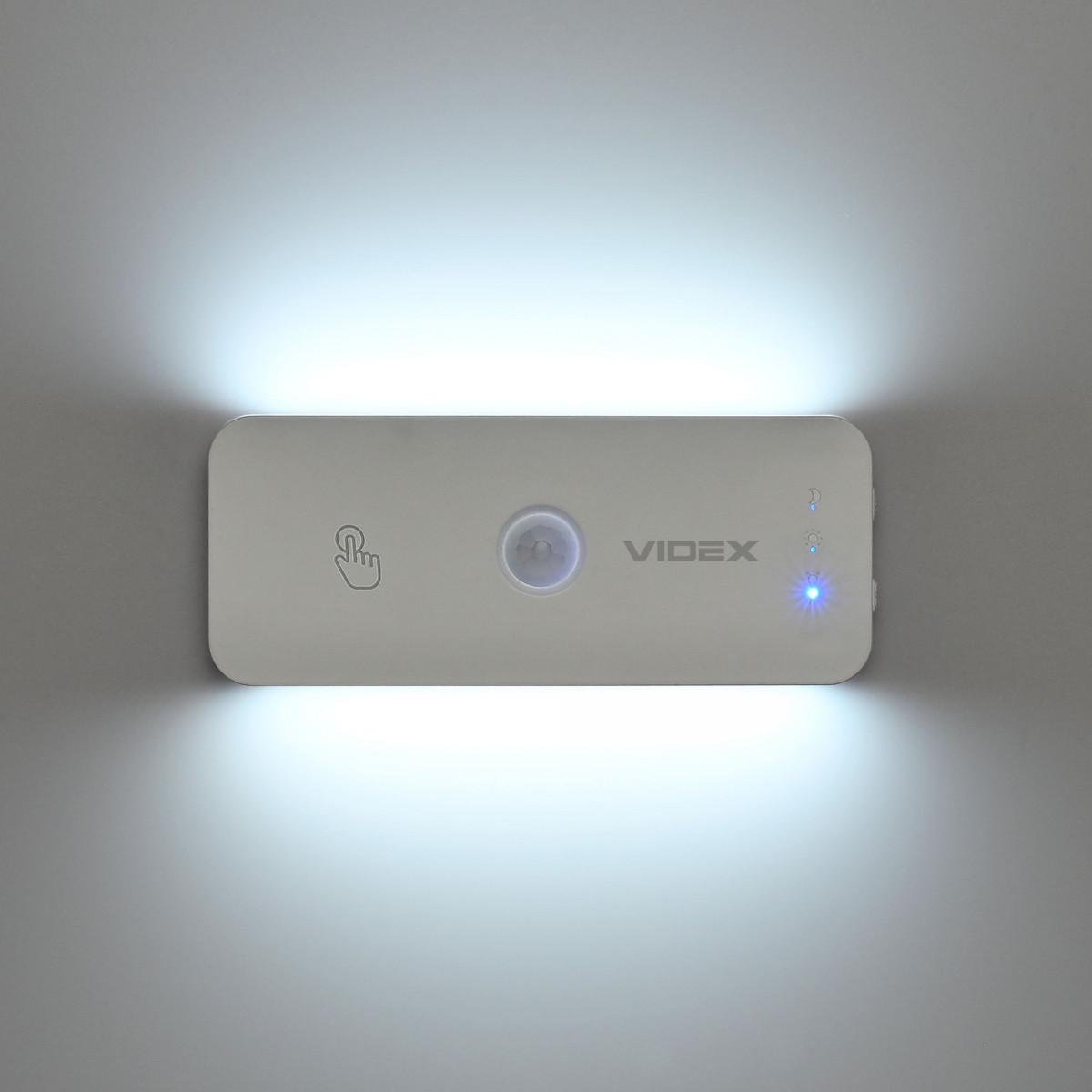 Світильник акумуляторний Videx VL-NL053W-S LED з датчиком руху - фото 4