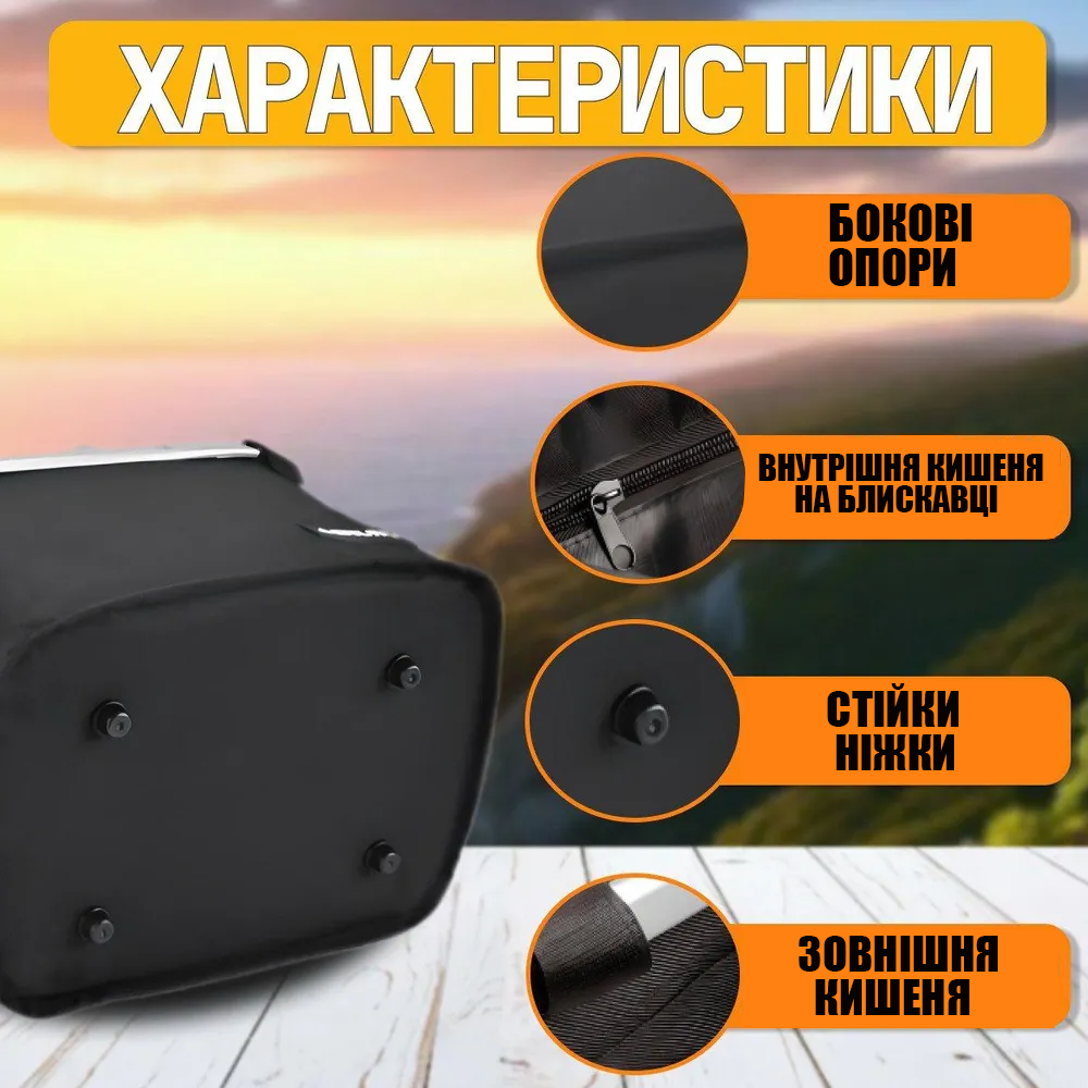 Кошик для велосипеда на кермо складаний для собак/котів - фото 8 Кошик для велосипеда на кермо складаний для собак/котів - фото 8