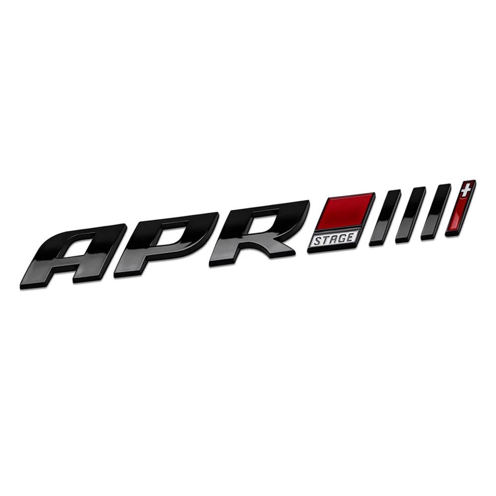 Эмблема надпись APR 21,5х2,7 см Черный глянцевый (1685039524)