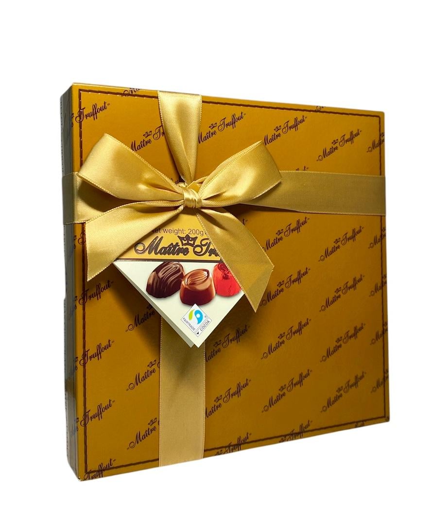 Цукерки Maitre Truffout Assorted Belgian Pralines шоколадні асорті праліне 200 г (58750)