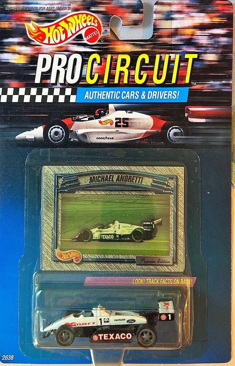 Игрушечная машинка Hot Wheels Lola T9200 Formula Fever Michael Andretti №1 Texaco Kmart 1993 Pro Circuit (2638)