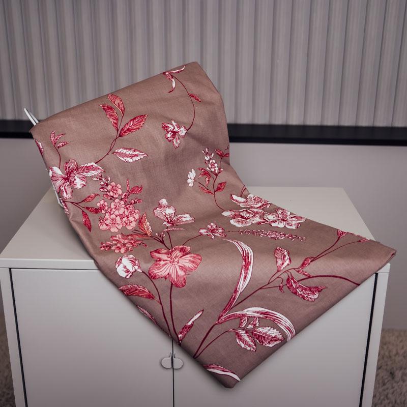 Пододеяльник бязь-голд полуторный 150х215 см Пастельно-фиолетовый (10860)