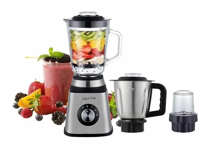 Блендер стационарный ZepLine ZP-069 3в1 с кофемолкой и мясорубкой со стеклянной чашей 2000 Вт (2665899774) Блендер стационарный ZepLine ZP-069 3в1 с кофемолкой и мясорубкой со стеклянной чашей 2000 Вт (2665899774)