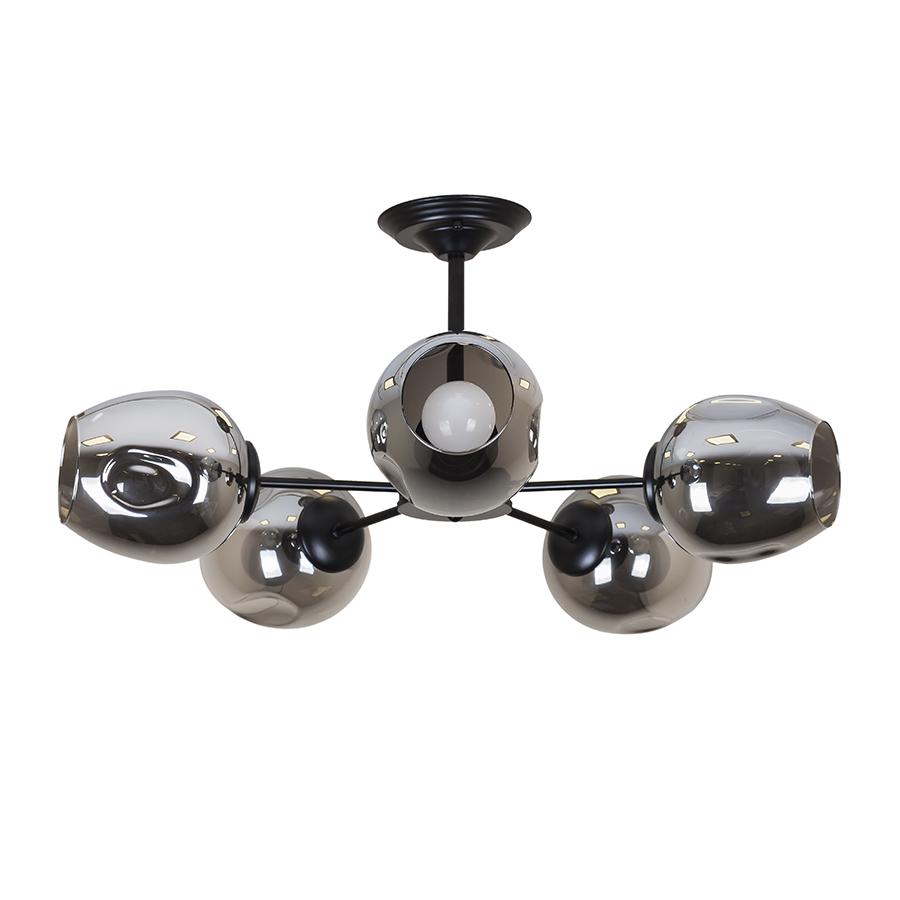 Люстра молекула потолочная Light House LS-18966-5 BK/BK Черный 