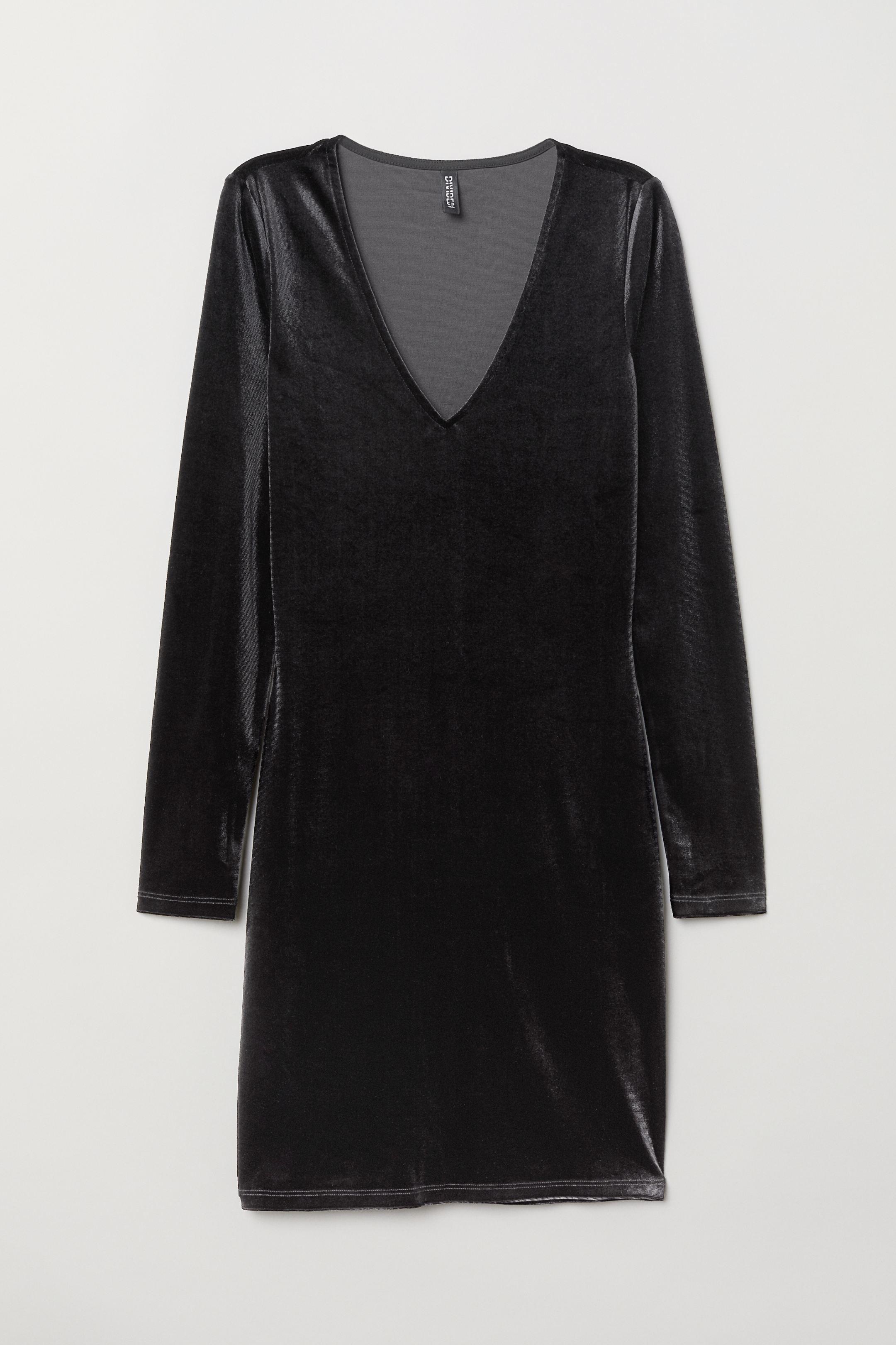 Платье H&M р. 36 Черный (6964398)