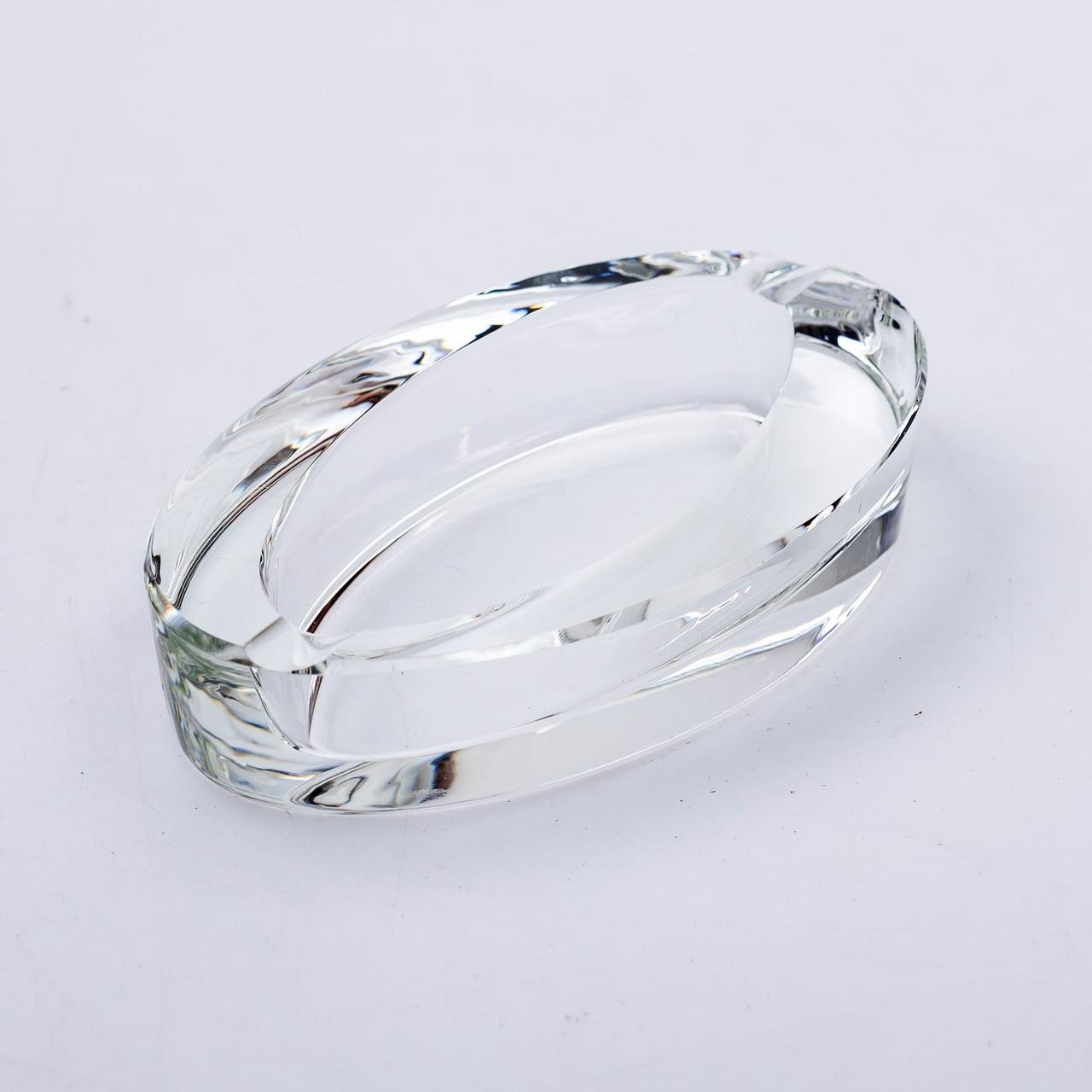 Попільничка для цигарок скляна декоративна настільна 13х7,5х2,5 см (7206) - фото 2 Попільничка для цигарок скляна декоративна настільна 13х7,5х2,5 см (7206) - фото 2