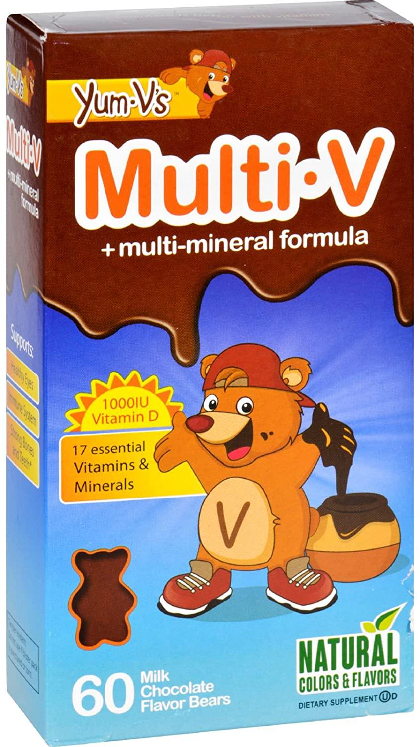 Витамины Multi V with Multi-Mineral White Chocolate 40 Bears