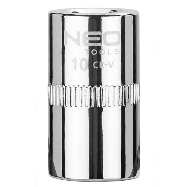 Головка накидная NEO Tools удлиненная 6-гранная 1/4" 10 мм (21981)