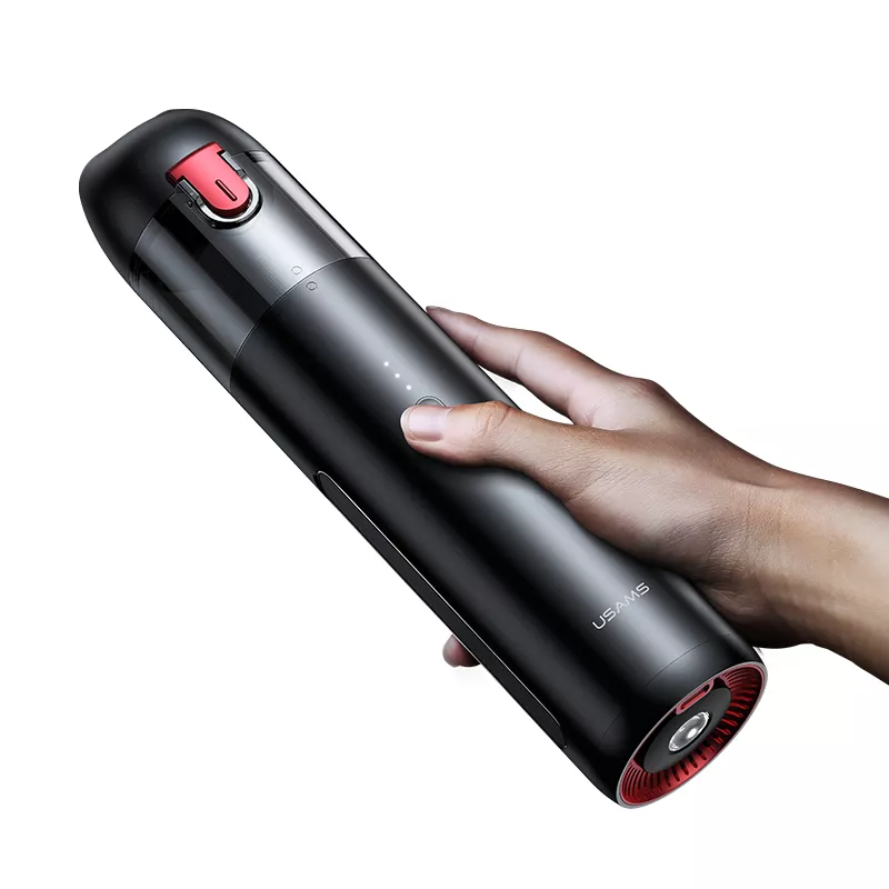 Пылесос ручной Usams US-ZB234 Mini Handheld Vacuum Cleaner Geoz Series Suction 6000Pa Black - фото 2