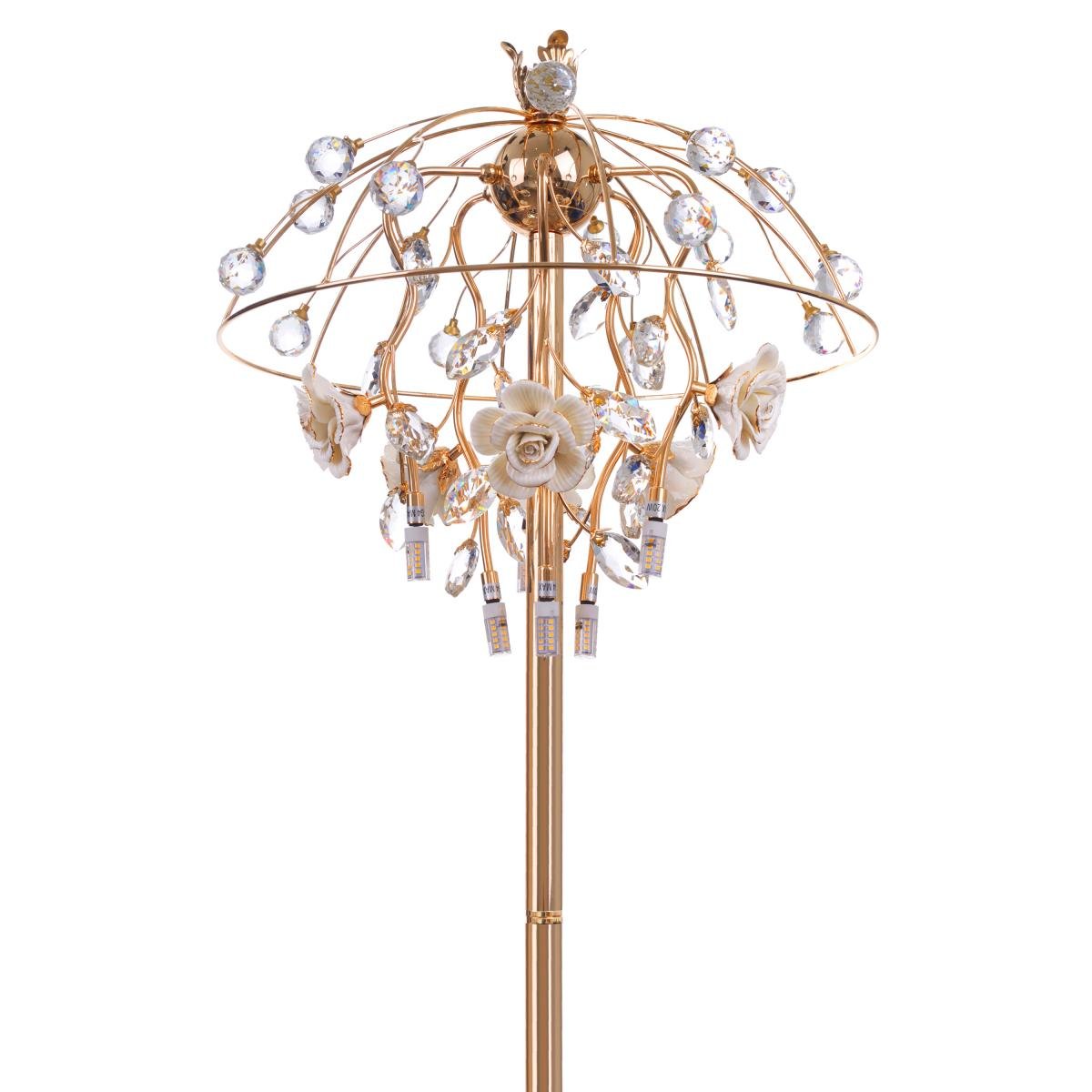 Торшер флористика Brille BKL-532F/6 G4 GD - фото 2