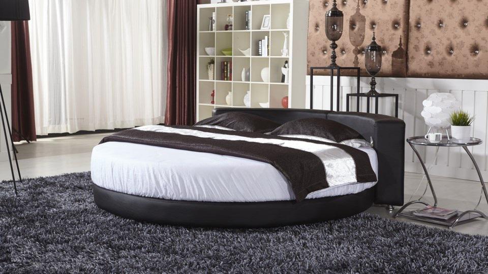 Ліжко кругле Aris Modern 2300 мм Чорний (11312962)