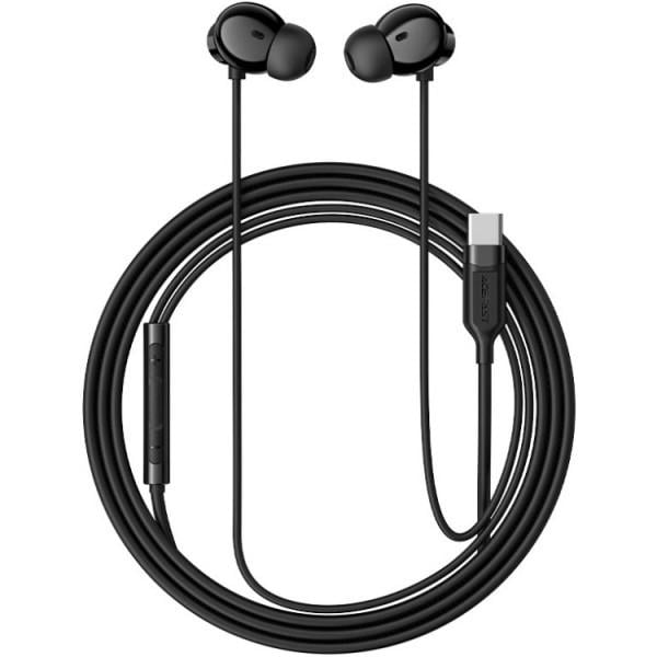 Гарнитура проводная Acefast L10 Black (6974316285335)