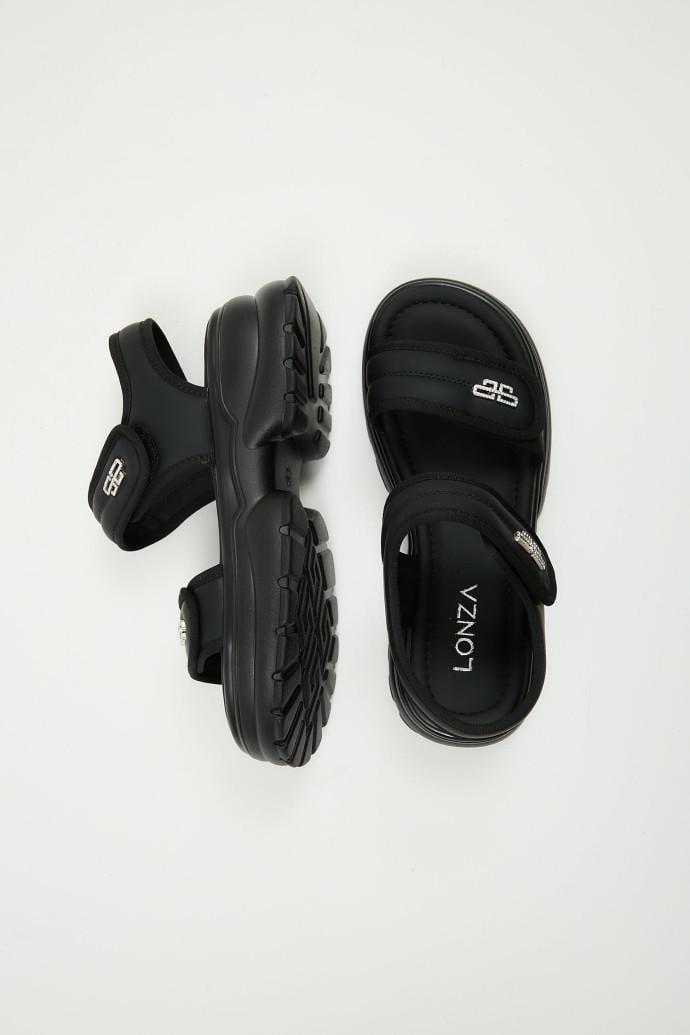 Сандалии женские LONZA на платформе р. 39 Черный (198717)