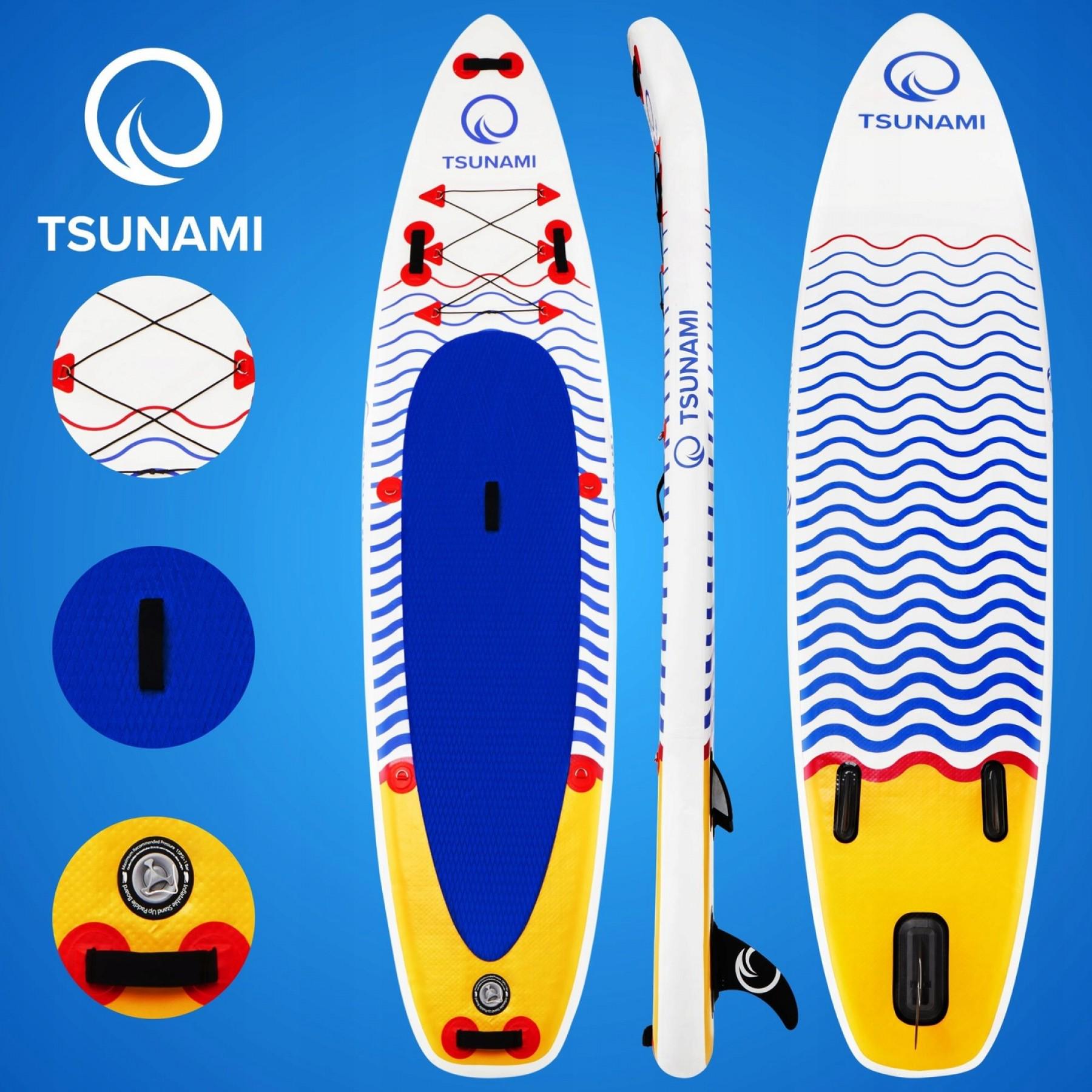 SUP-доска надувная TSUNAMI 350 см с веслом Wave T09 - фото 3