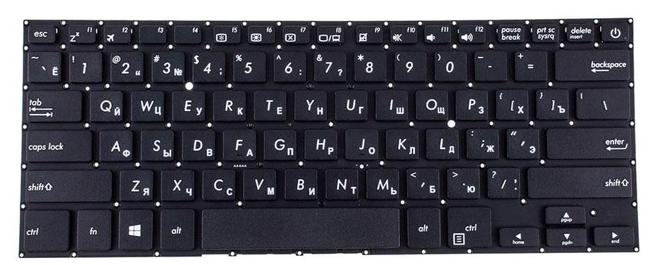 Клавиатура для ноутбука Asus E406 E406MA R420MA L406MA матовая (0KNB0-F102RU00)