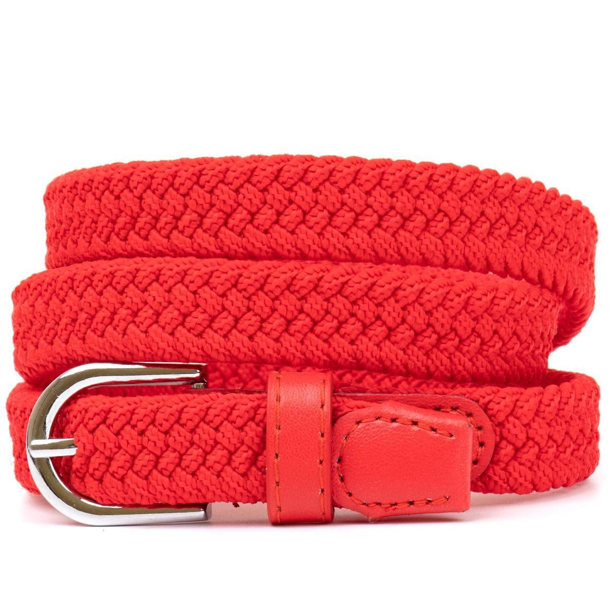 Текстильный ремень Vintage Belt 20543 для женщин классический Красный