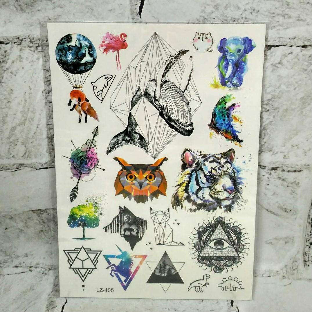 Временные тату Микс (LZ-405)