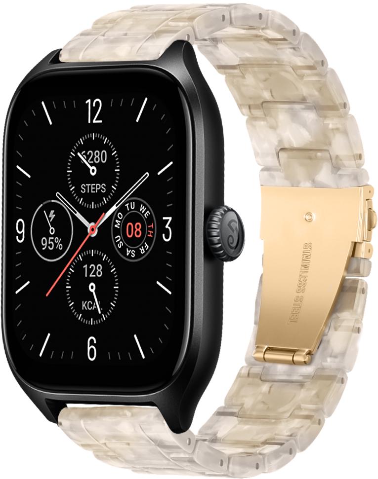 Ремінець із Cмоли Resin для Amazfit GTS 4/Mini Cream (29563-6E)