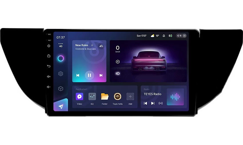Магнитола штатная Teyes CC3 2K 4/64 GB для Geely GS Emgrand EC7 1 2016-2020 г. 9" (AR-69565)