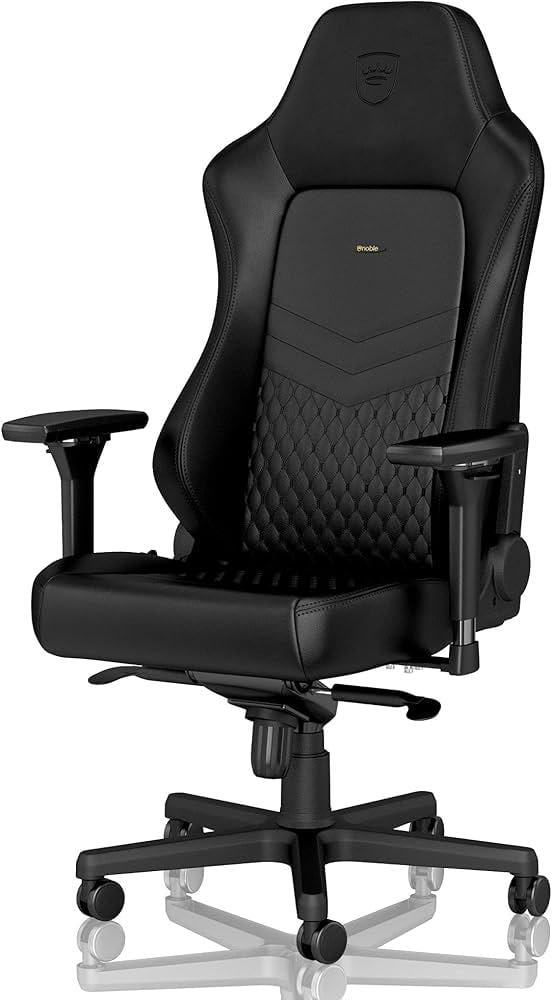 Крісло геймерське Noblechairs HERO Real Leather Black (25878674)