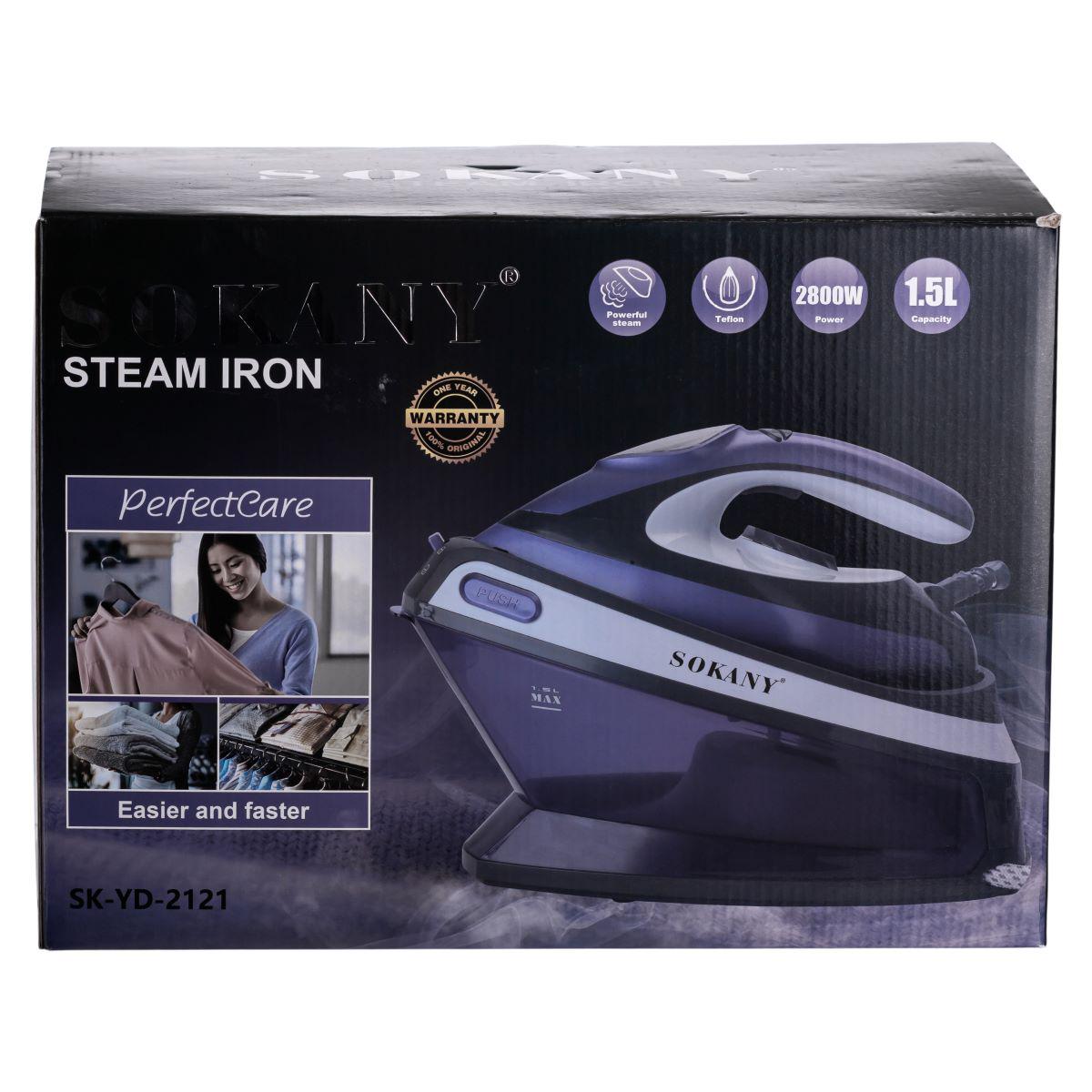 Праска парова Sokany SK-YD-2121 з парогенератором та резервуаром 1,5 л 2800 Вт (7421) - фото 23