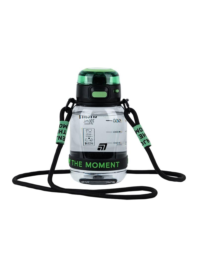 Бутылка KITE для воды 700 мл Черно-зеленый (K25-1218-2)