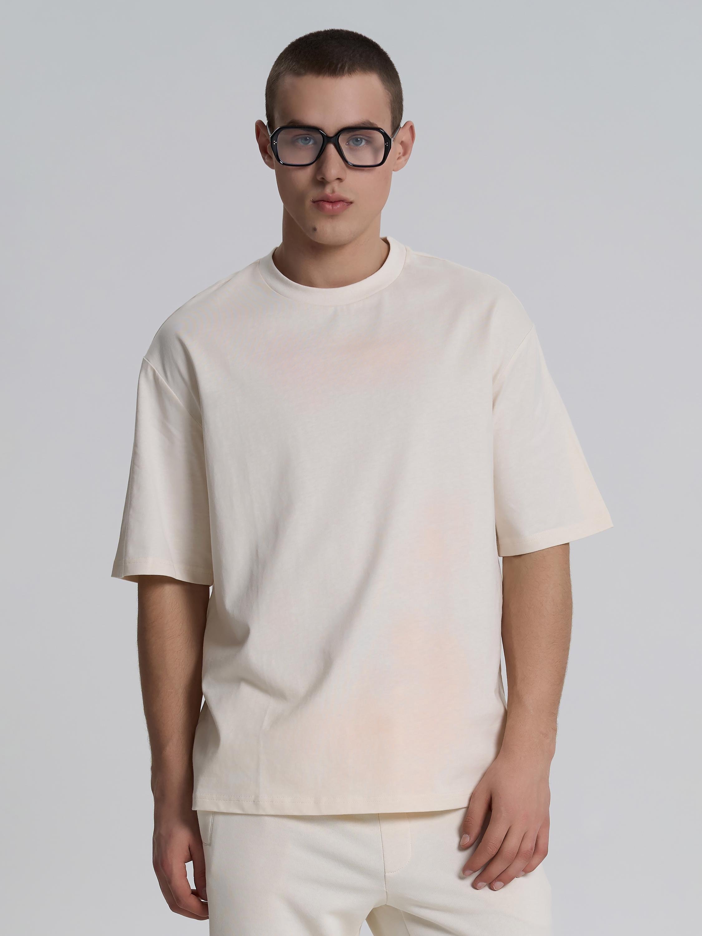 Футболка мужская ROZA 230926 L Светло-бежевый (4824005722417) - фото 1 Футболка мужская ROZA 230926 L Светло-бежевый (4824005722417) - фото 1