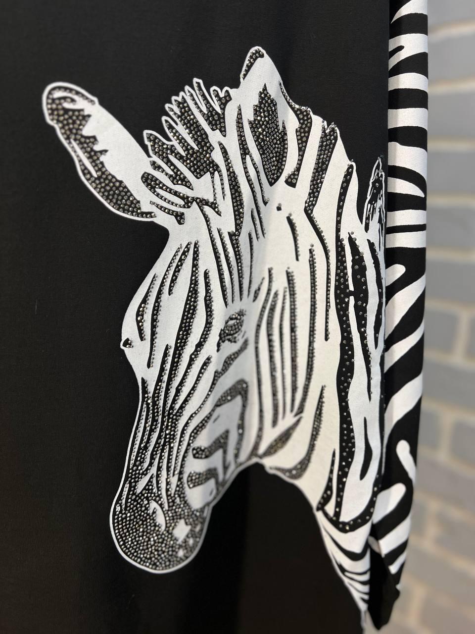 Світшот жіночий LSK 6030 подовжений зебра каміння OS Чорний (1761) - фото 6 Світшот жіночий LSK 6030 подовжений зебра каміння OS Чорний (1761) - фото 6