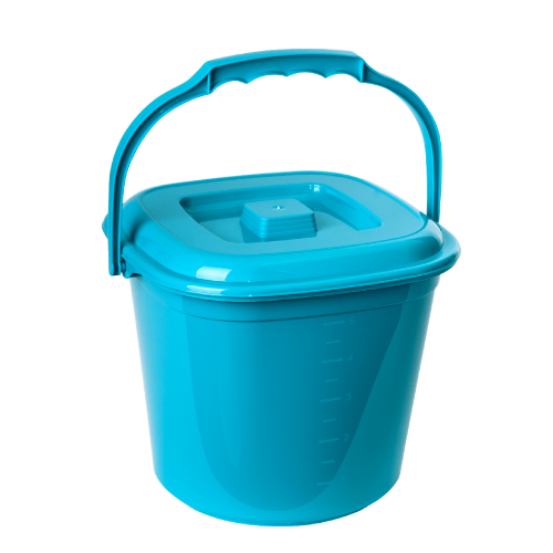 Ведро Алеана Smart с крышкой пластик 6 л Бирюзовый (УТ000097229) Ведро Алеана Smart с крышкой пластик 6 л Бирюзовый (УТ000097229)