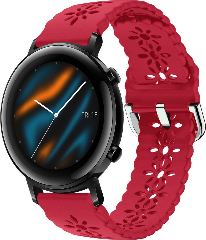 Ремешок Trase для Huawei Watch GT 2 42 мм Red (28855-2D)