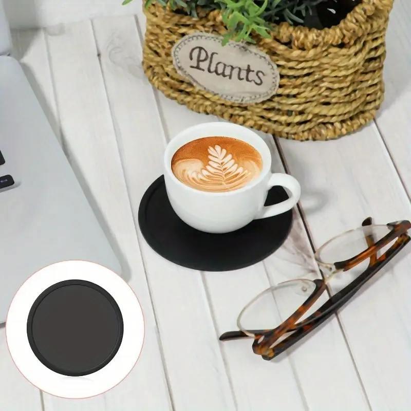 Подставки под чашки в виде силиконовых пластинок 6 шт. Черный (B-2050) - фото 4