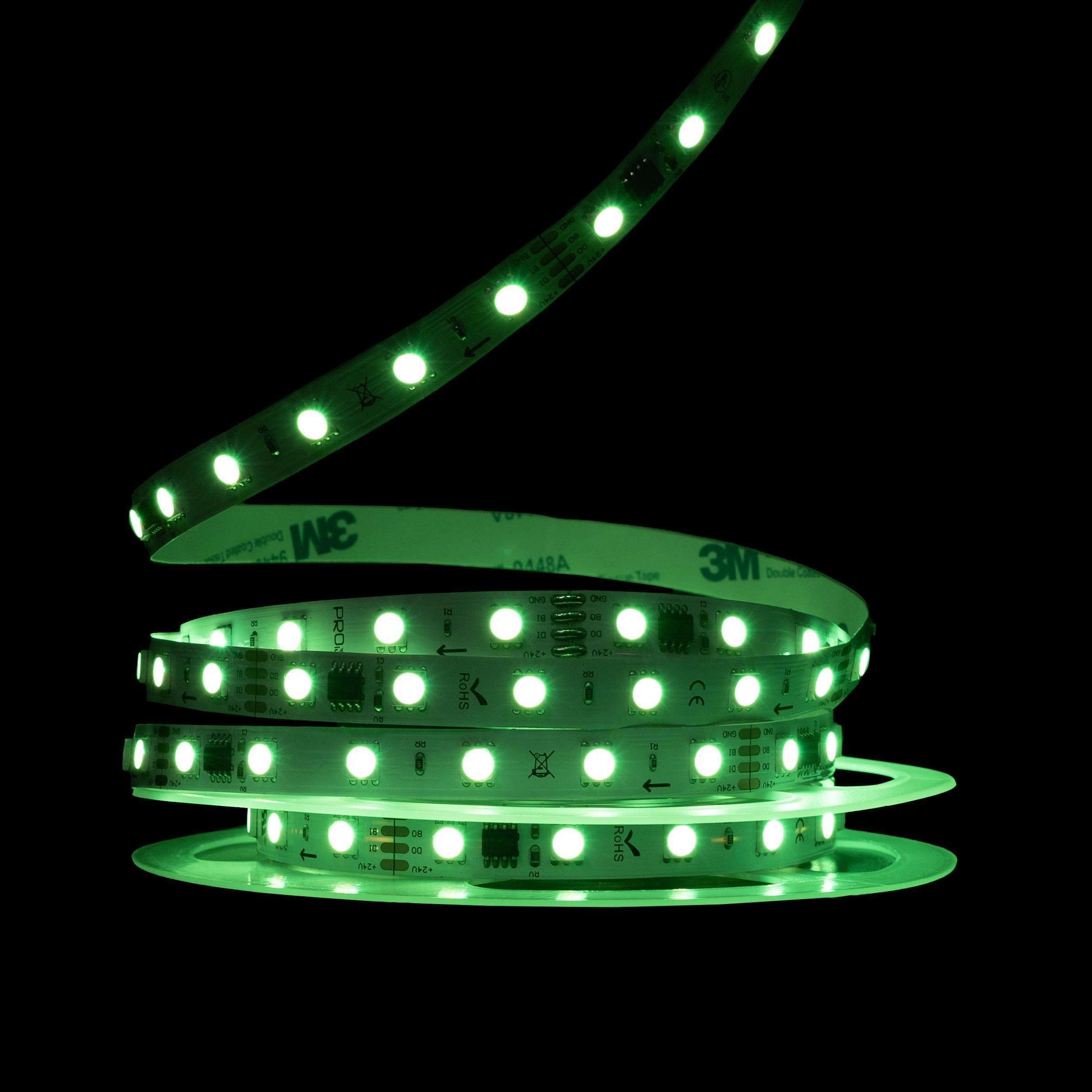 Светодиодная лента Prolum 5050/60 IP20 Series-SMART RGB 24V Разноцветный (28522797) - фото 2 Светодиодная лента Prolum 5050/60 IP20 Series-SMART RGB 24V Разноцветный (28522797) - фото 2