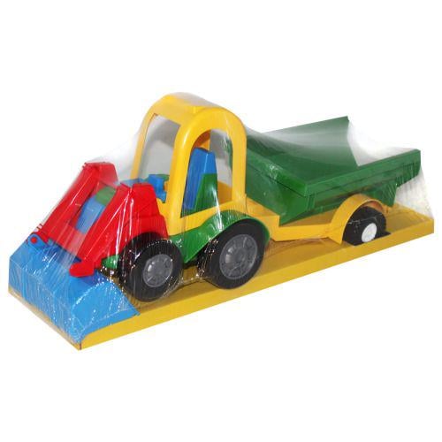 Трактор с прицепом Yellow/Green (197335)