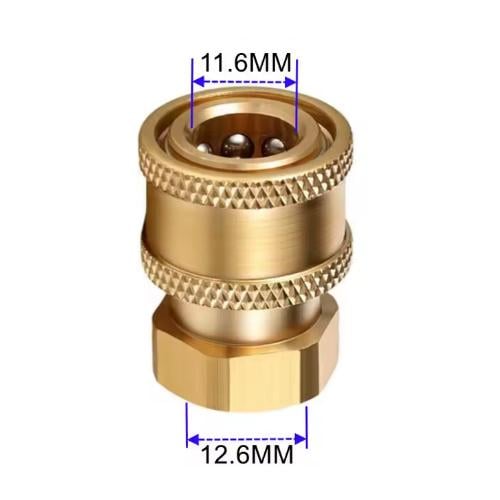 Гидрофитинг латунный БРС STD 1/4" уплотнение для аппаратов высокого давления (1765-dbed0) - фото 2 Гидрофитинг латунный БРС STD 1/4" уплотнение для аппаратов высокого давления (1765-dbed0) - фото 2